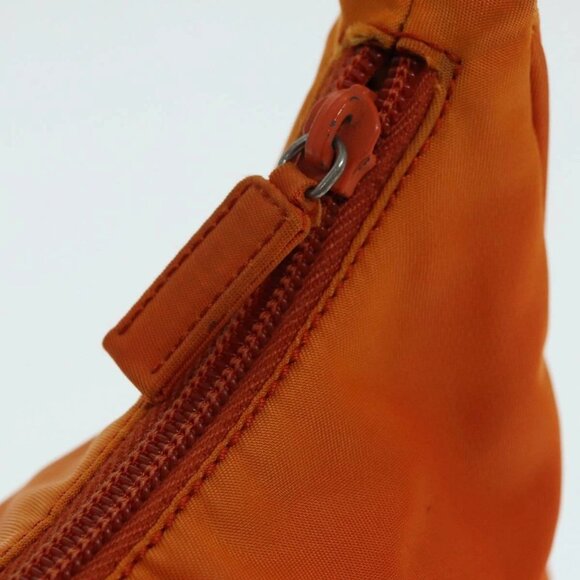 PRADA Hand Bag Nylon Orange Auth - Picture 11 of 16